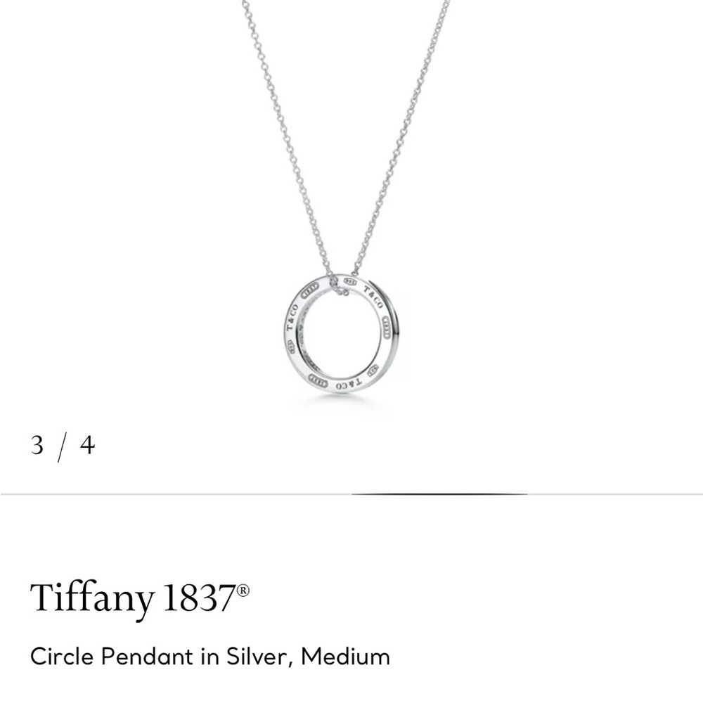 Tiffany & Co. Silver Circle Pendant
